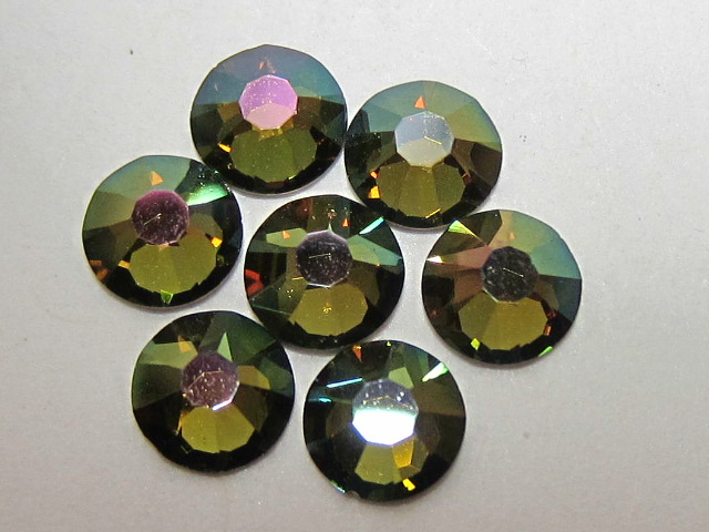 72 pcs. 20ss TOPAZ IRIS MIST (maxima) FLATBACK PRECIOSA Rhinestones